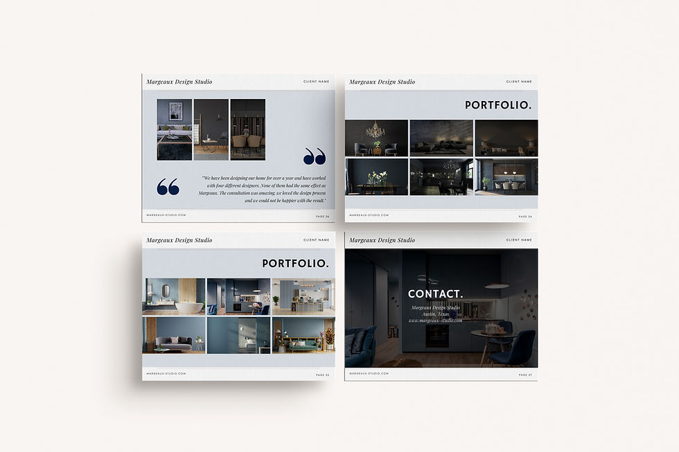 Thumbnail: MARGEAUX — Client Presentation Deck
