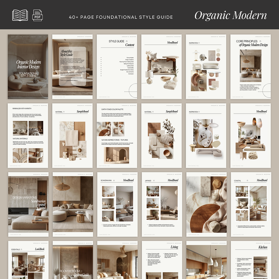Thumbnail: Organic Modern Foundational Style Guide — JUNO