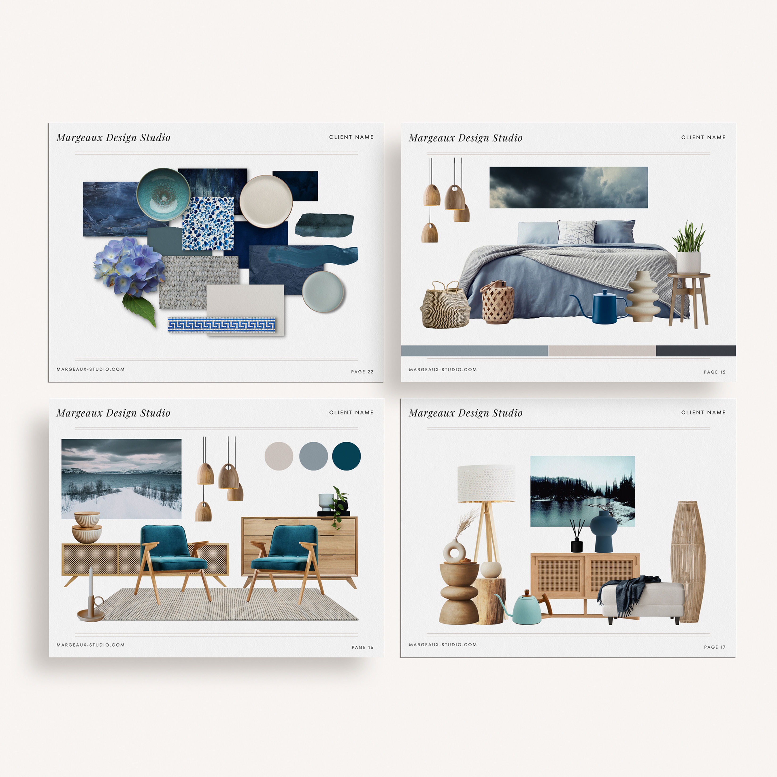 Margeaux Mood Boards and Flat Lays