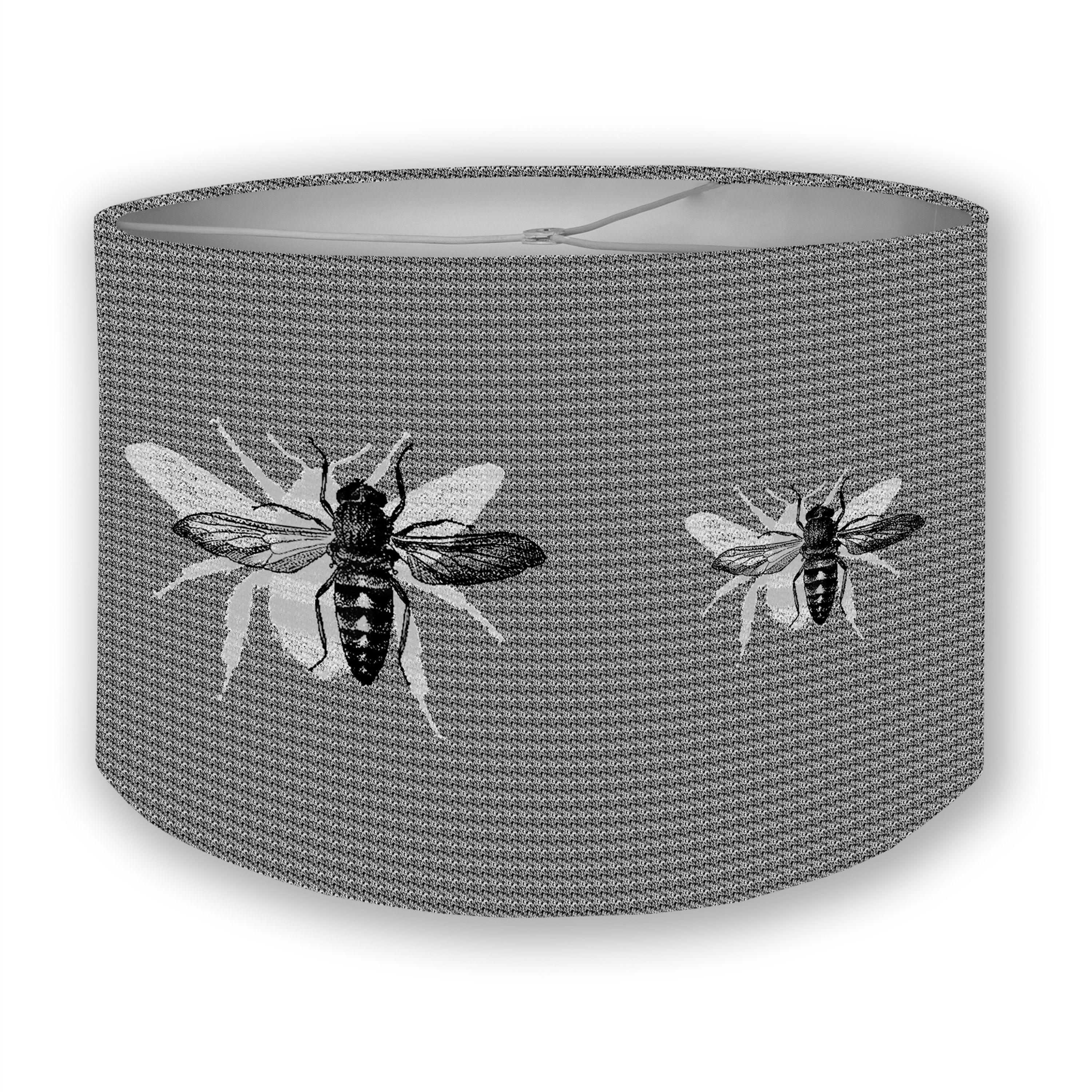 BW Bees Drum Lampshade