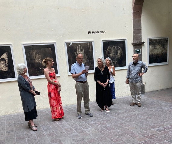 opening reception, Casa Europa, San Miguel de Allende, Mexico