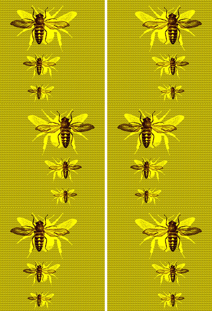 Thumbnail: Buzzing Bees Wall Covering