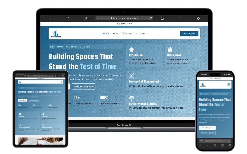 Borcelle Build Real Estate Website