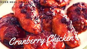 Cranberry Chicken-Freezer Meal Friday