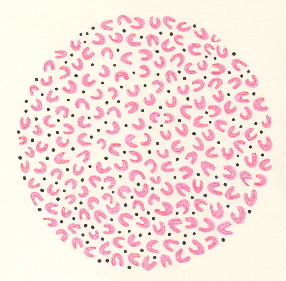 Pink Rainbows - Digital Print