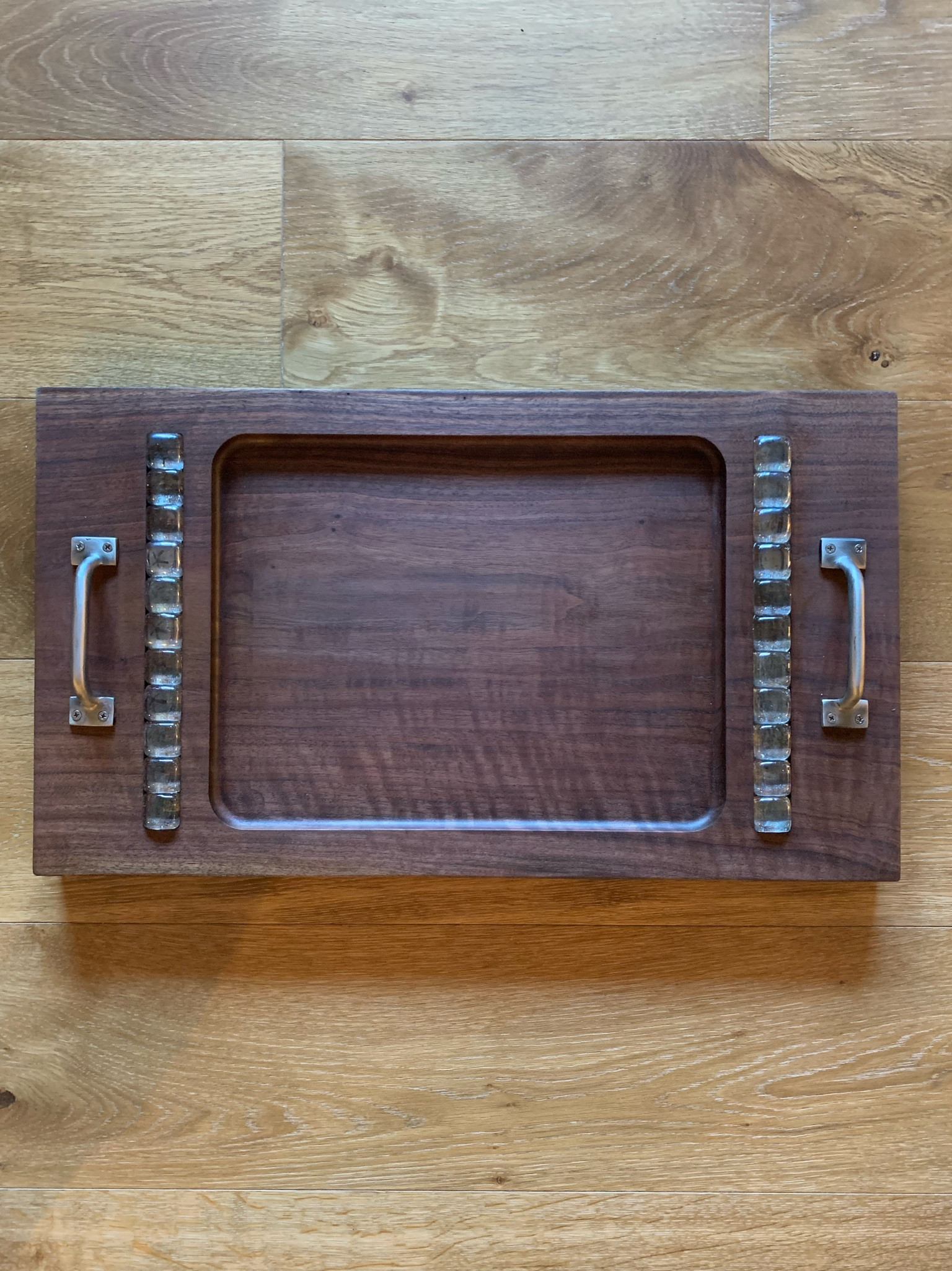 Black Walnut with clear jewels