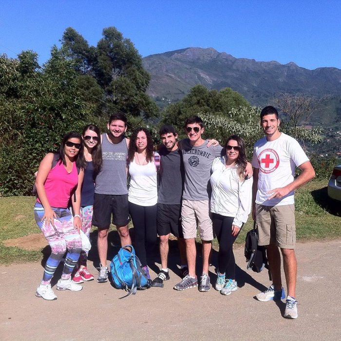 Caminhada com a galera da Cruz Vermelha de Nova Friburgo