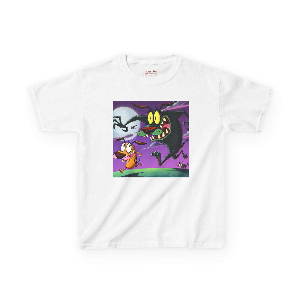 Perro asustado Kid's Tee