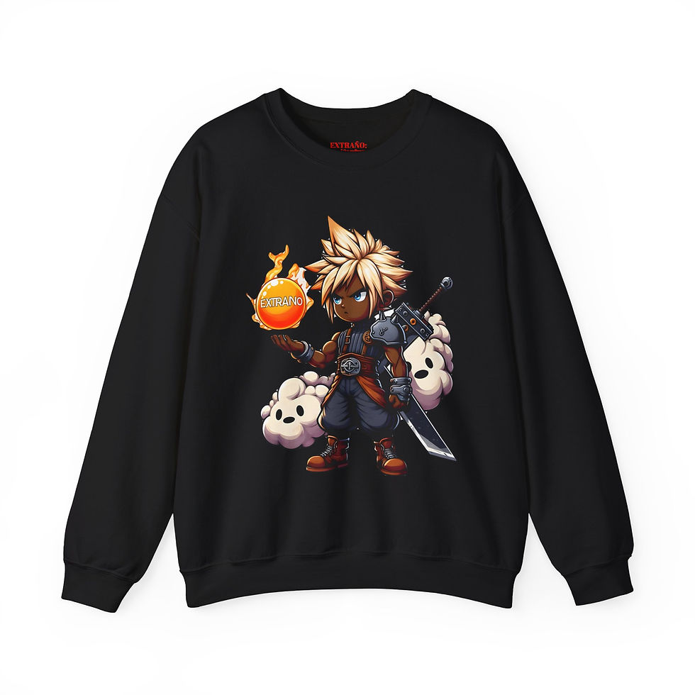 espadachín de la nube Crewneck Sweatshirt