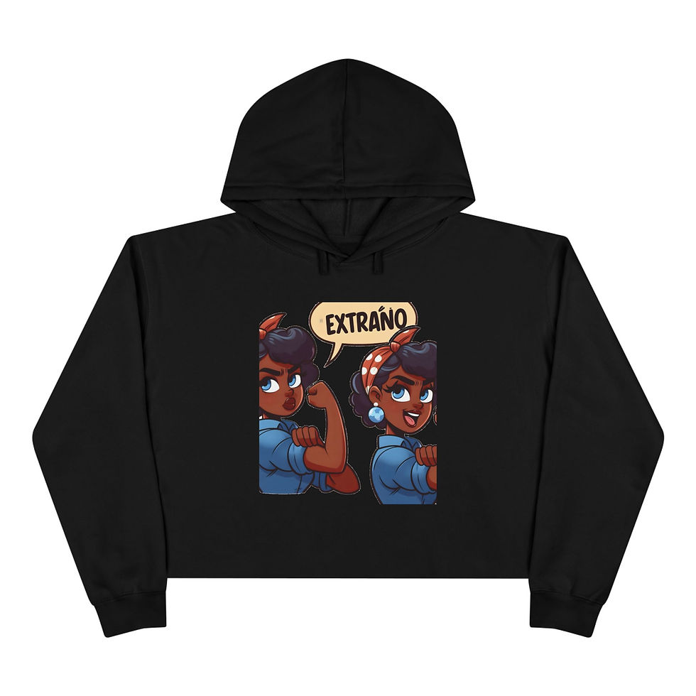 Thumbnail: Mujer independiente Crop Hoodie