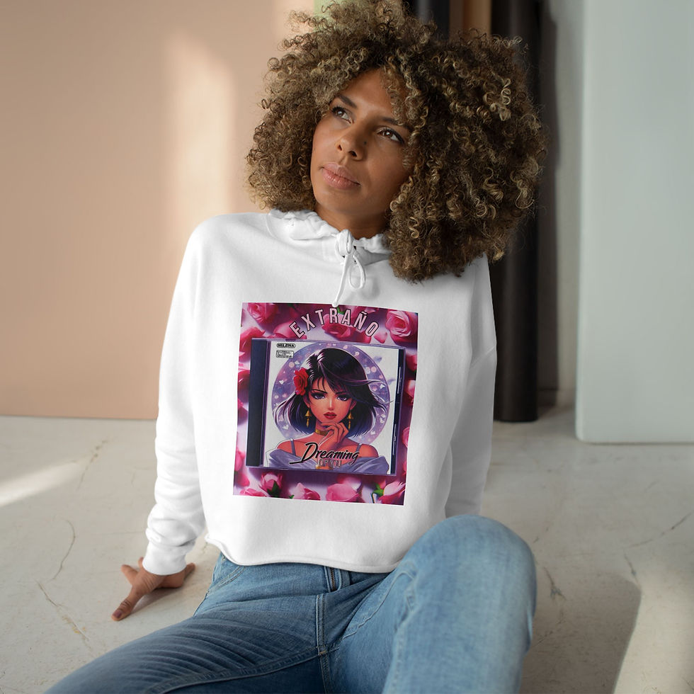 Thumbnail: Es la maldita selena Crop Hoodie