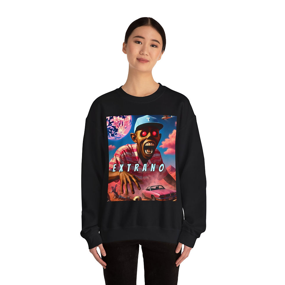 Thumbnail: Extrano futuro Crewneck Sweatshirt