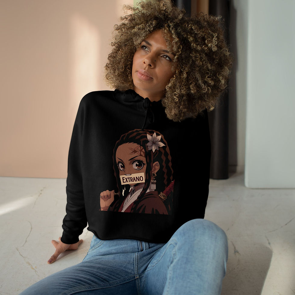 Thumbnail: Reina monstruo Crop Hoodie