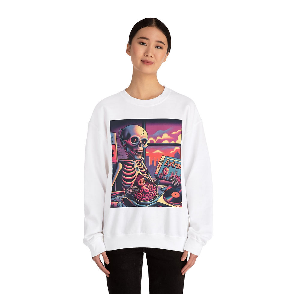 Thumbnail: Skull mane Crewneck Sweatshirt