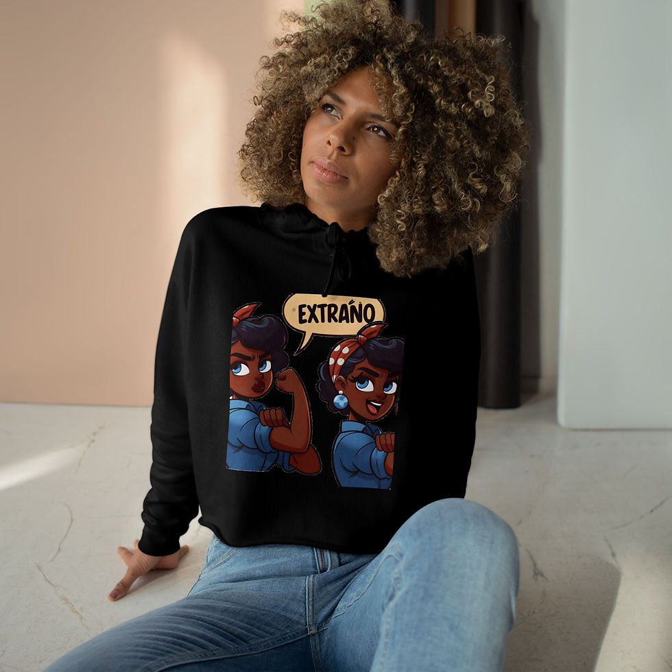 Thumbnail: Mujer independiente Crop Hoodie