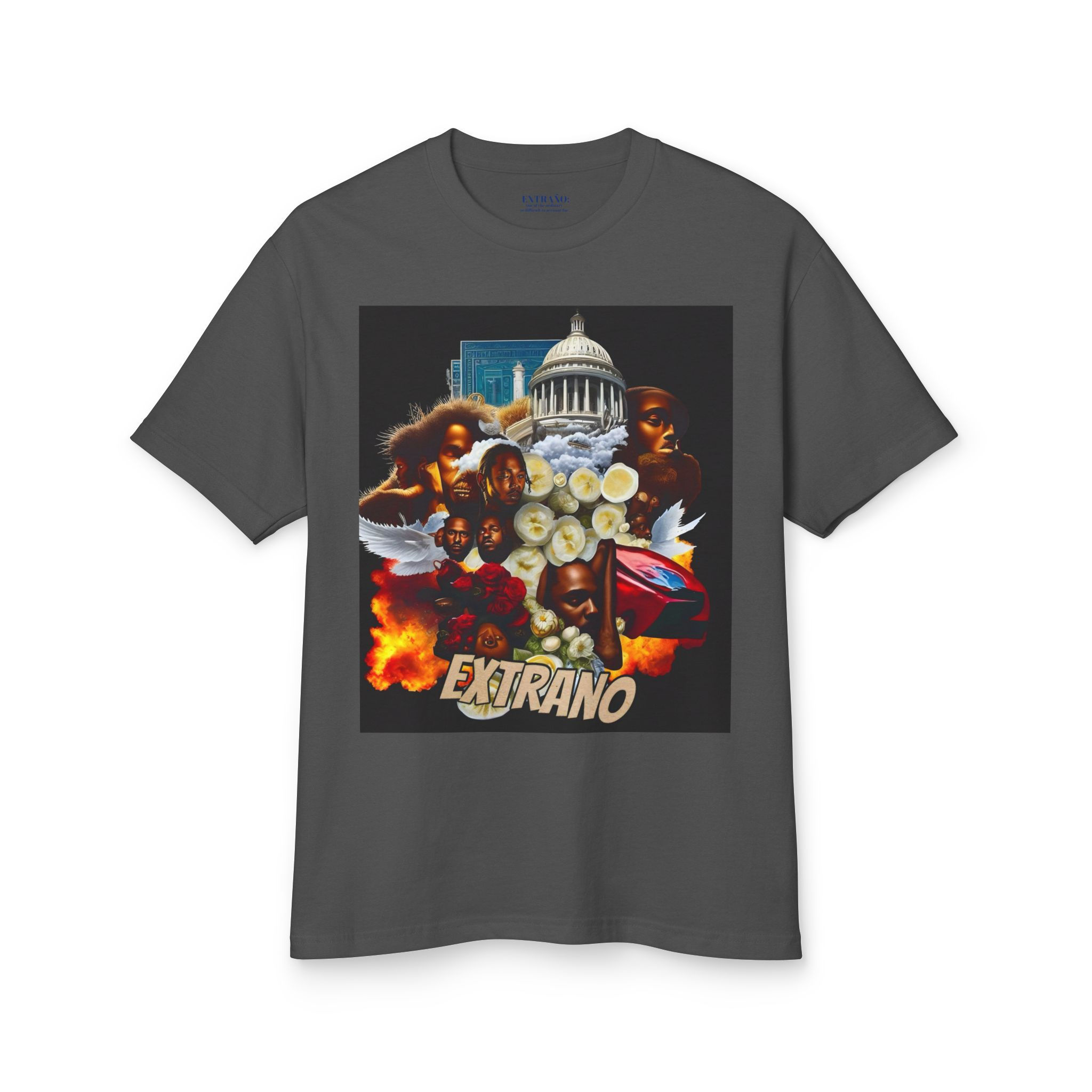 For Extrano Garment-Dyed Heavyweight Cotton Tee