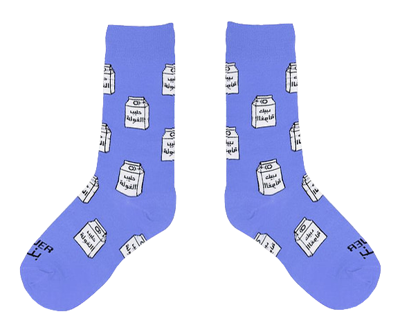 chaussettes bleues HLIB
