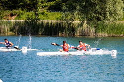 K2 senior 200m - Lac de Chour 2014
