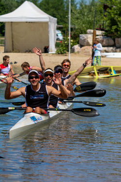 K4 sénior 200m - Lac de Chour 2014