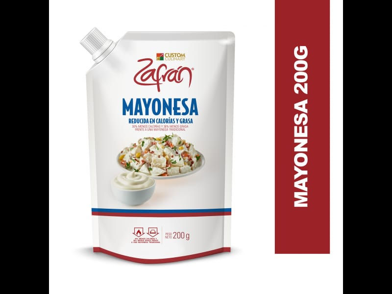 Mayonesa reducida en calorías y grasa (200 gr)