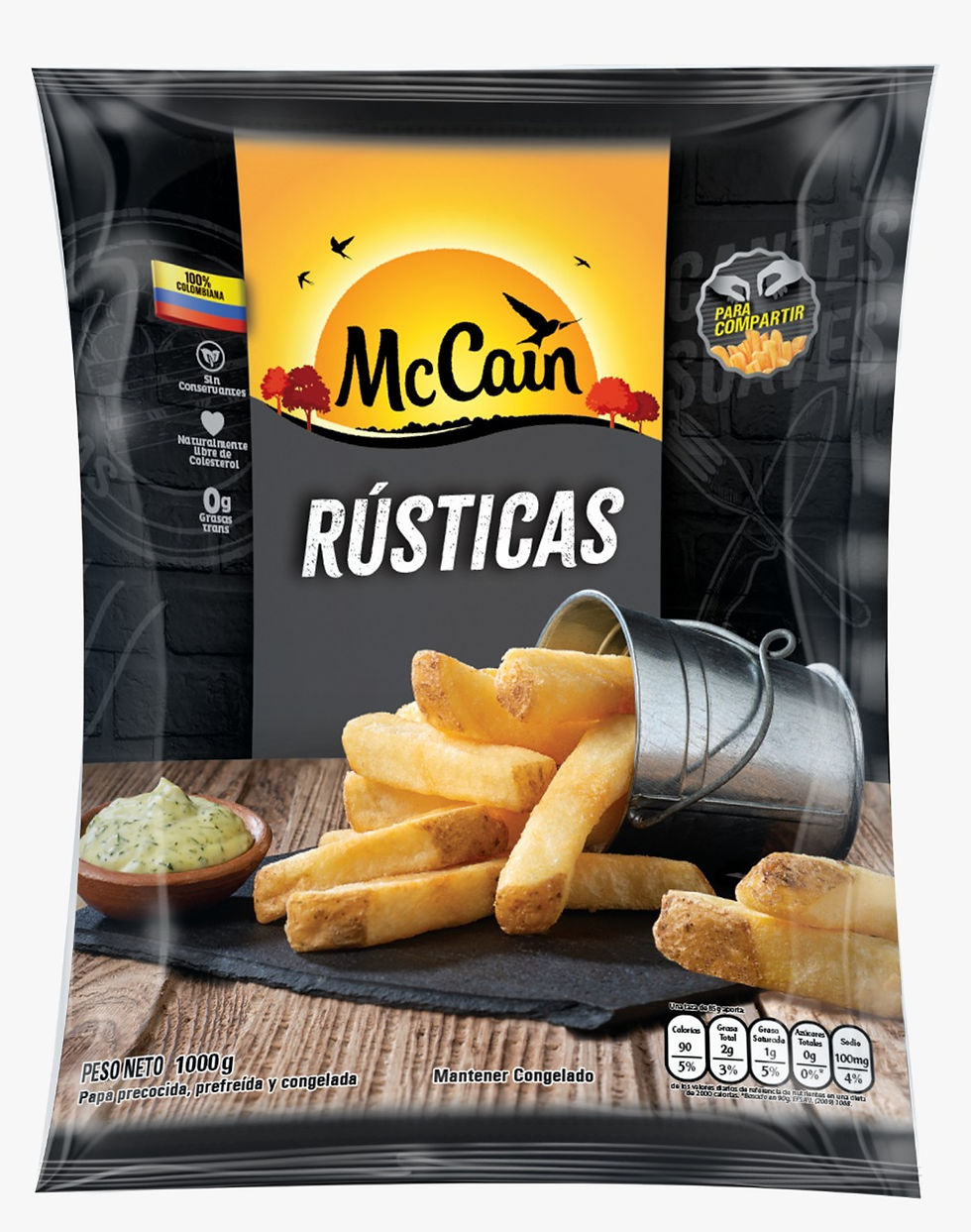 Papas Rústicas (1 kg)
