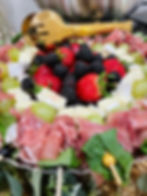 Prosciutto, Brie, and Fruit