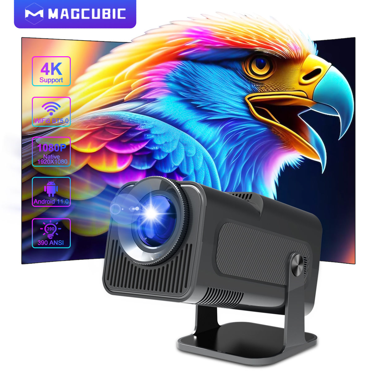 VisionMax 4K Home Cinema Projector