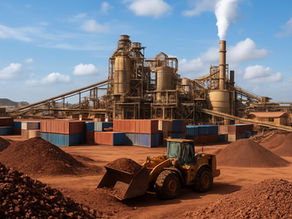 Usine de transformation de minerais critiques en Afrique