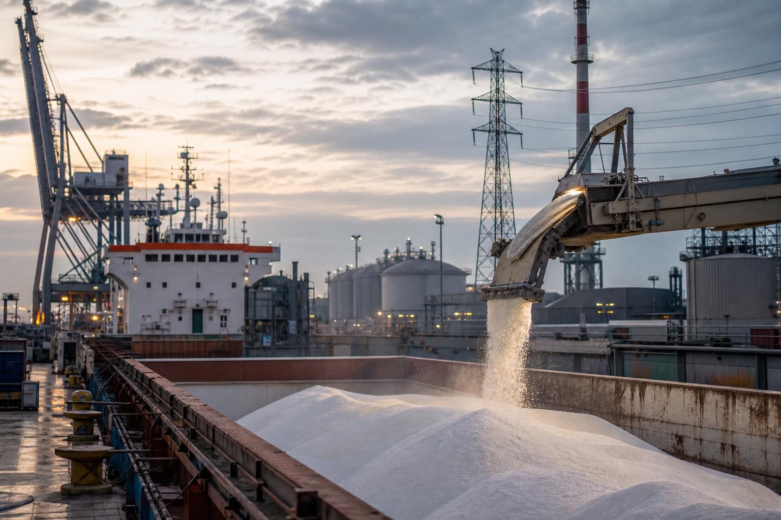 Port industriel et logistique lié aux engrais en Afrique