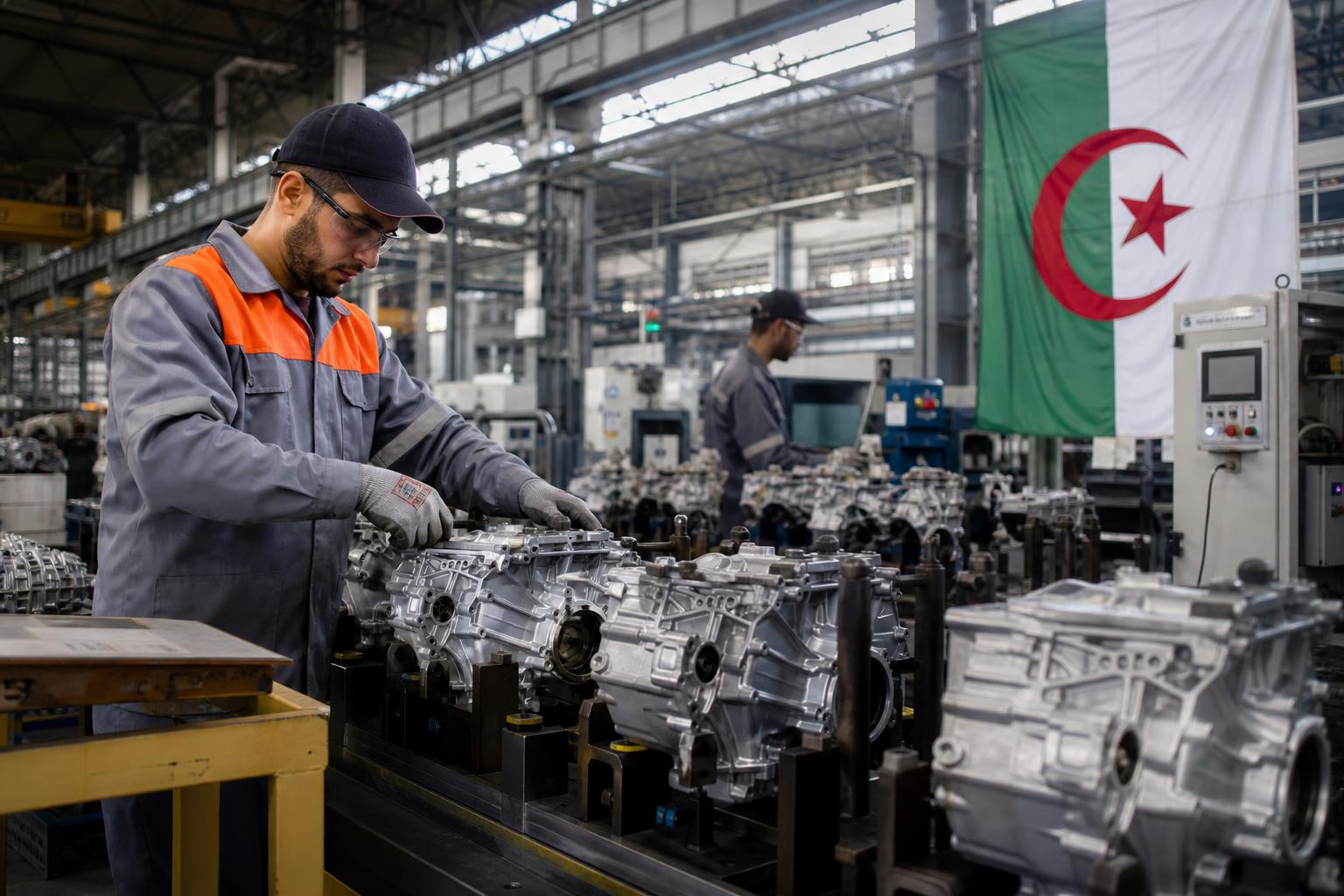 Site industriel en Algérie illustrant la transformation économique du pays