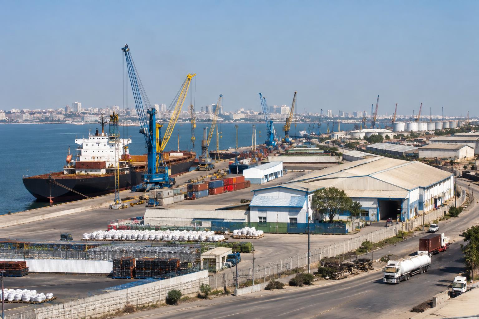 Zone industrielle et logistique au Sénégal