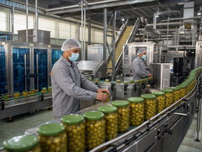 Usine agroalimentaire moderne en Algérie avec lignes de production