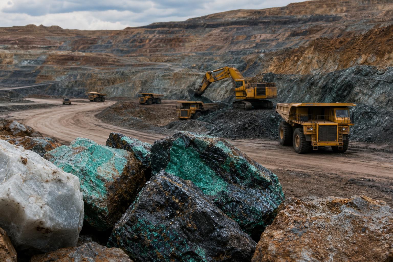 Mine africaine de minerais stratégiques
