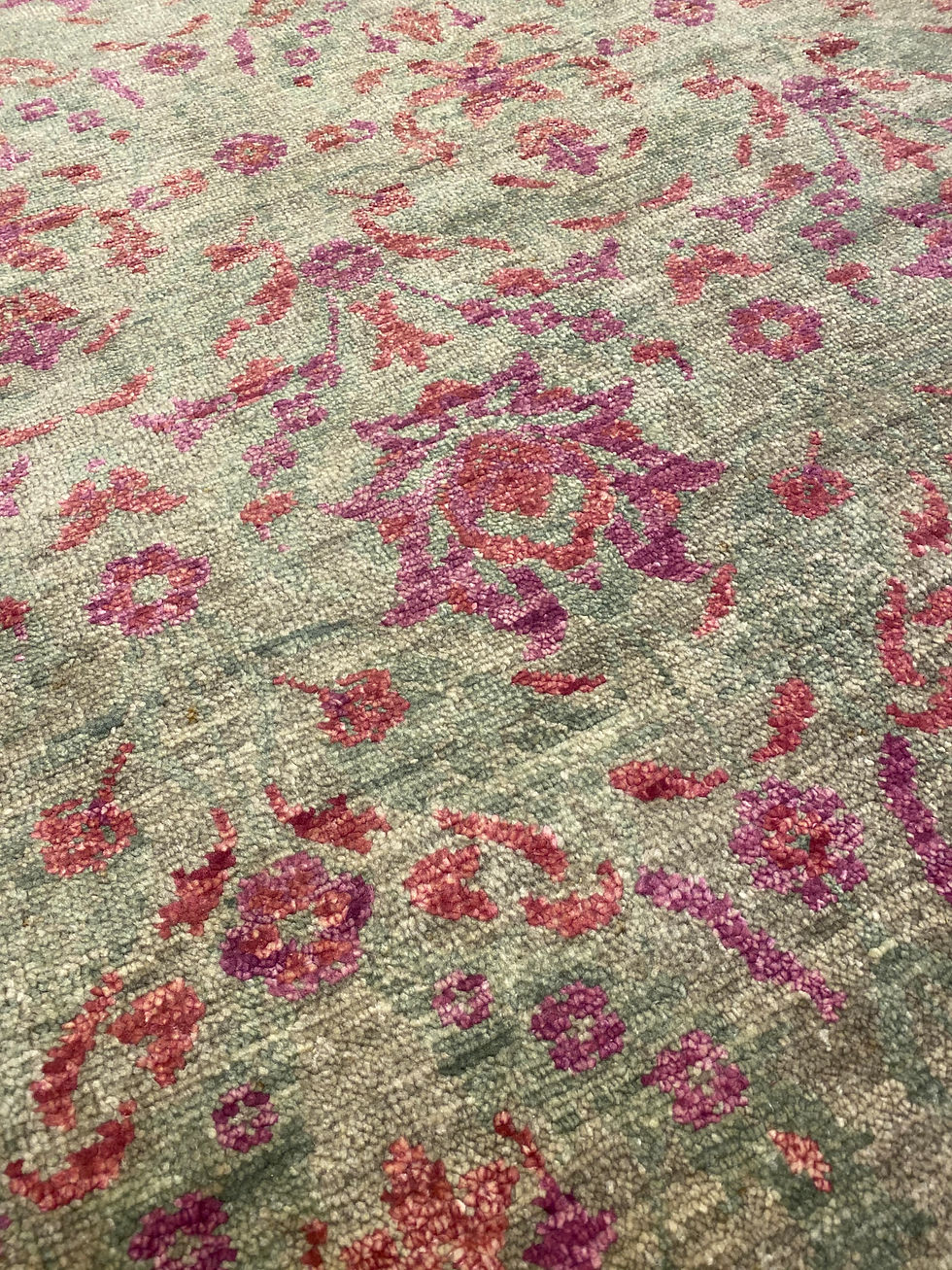 Thumbnail: Wool Indian Rug | 8.3 X 10.2