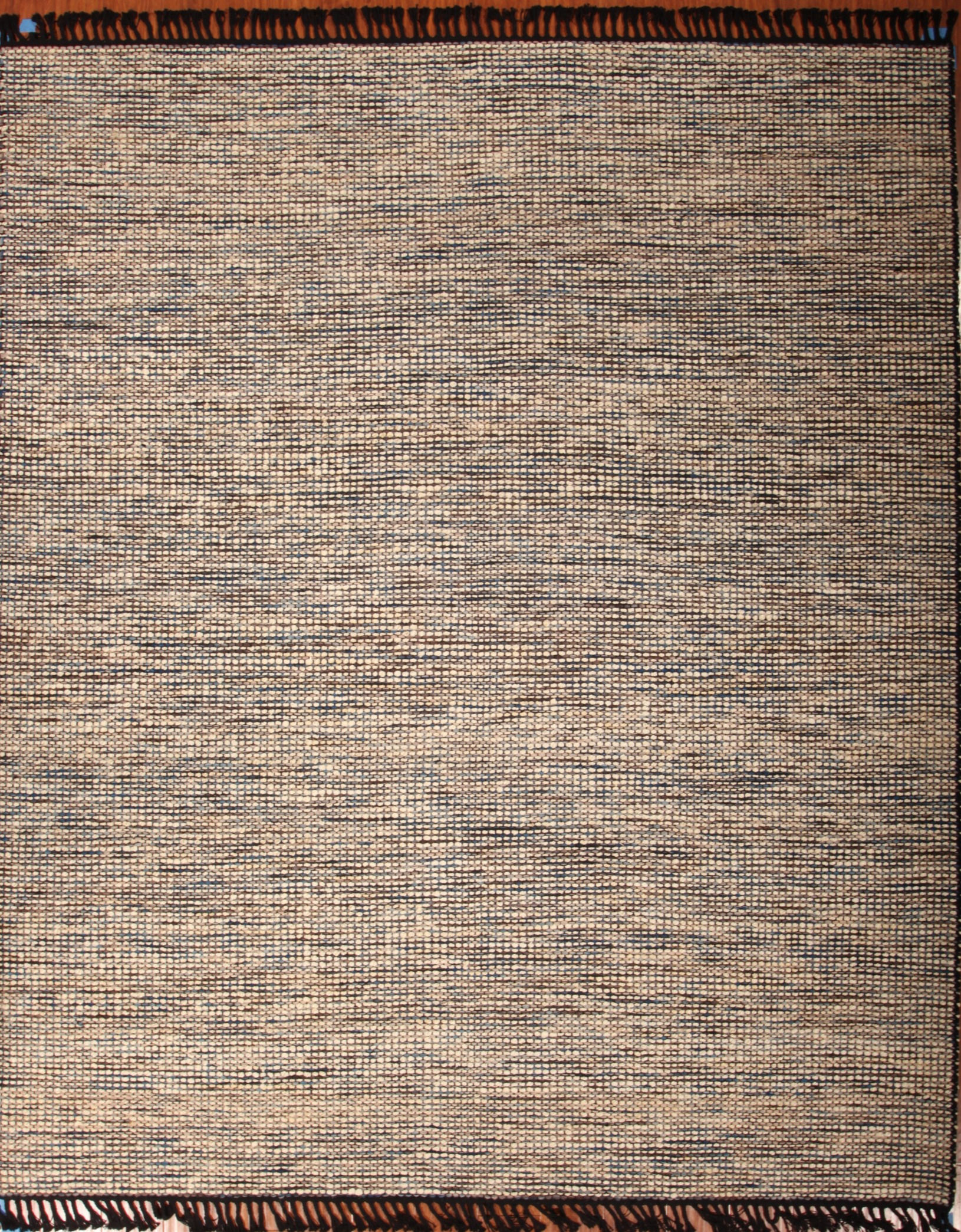 Wool Indian Flat Weave Rug | 8.0 X 10.0