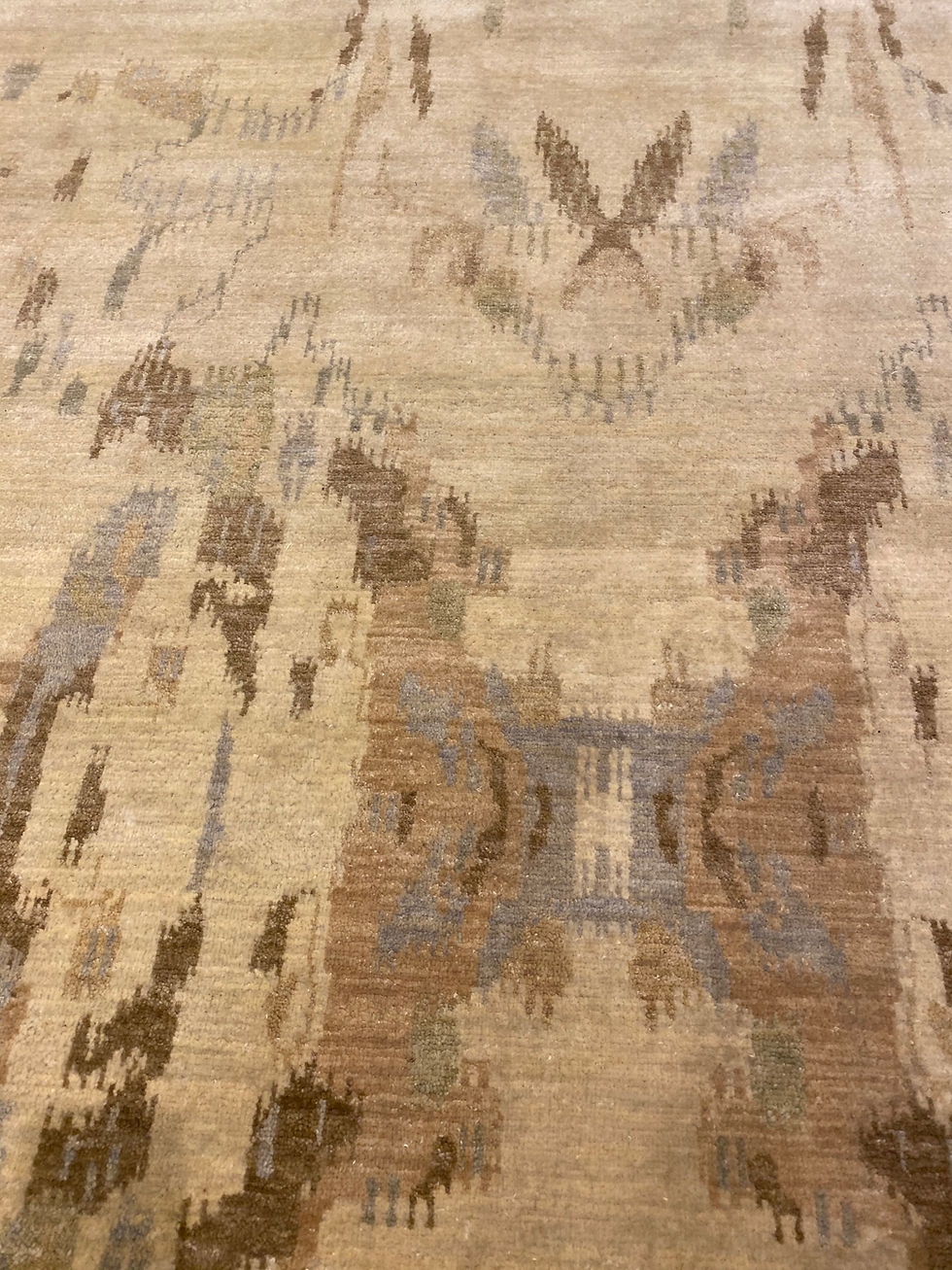 Thumbnail: Wool Indian Rug | 7.10 X 10.3
