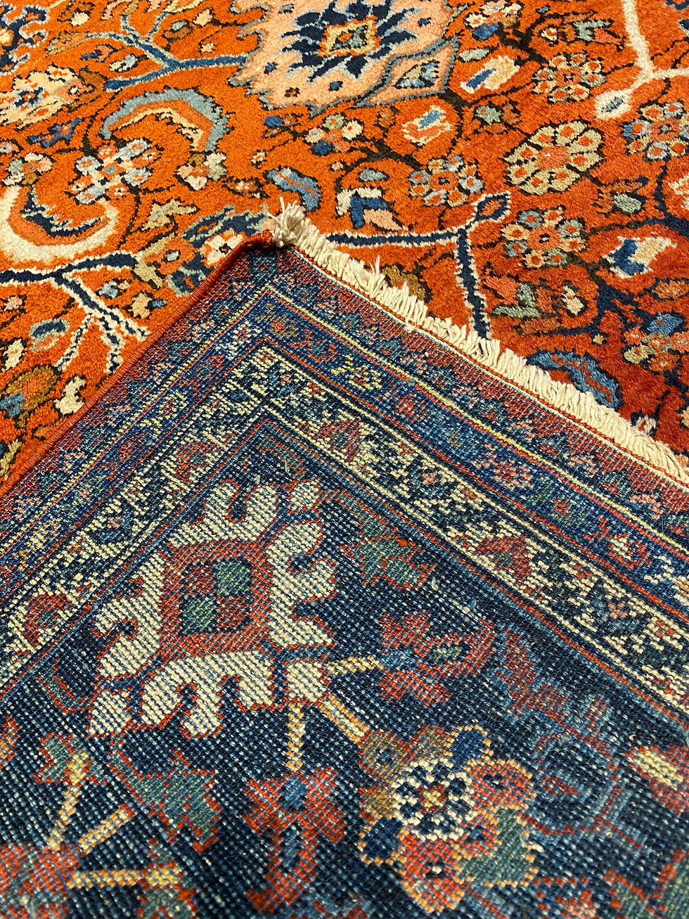Thumbnail: Wool Persian Rug Mahal | 8.6 X 12.6