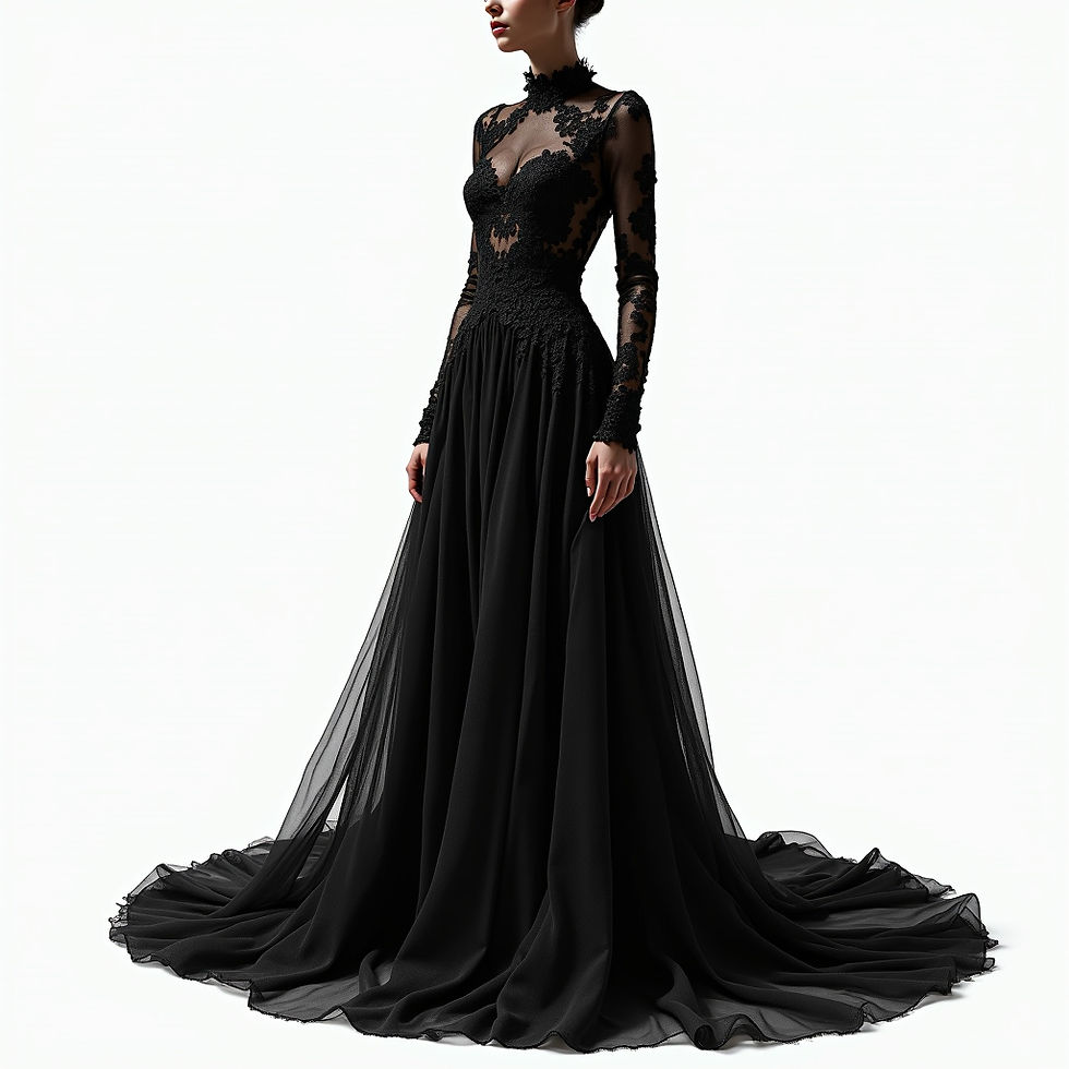 Victorian Lace Gown