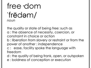 Freedom