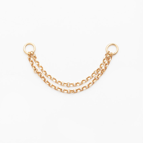 Double R Chain Diamond DOUBLE DIAMOND CHAIN | dein-piercing