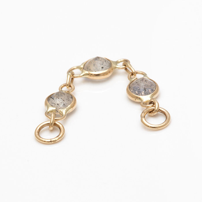 Miniaturbild: Piercing Kettchen Edelstein