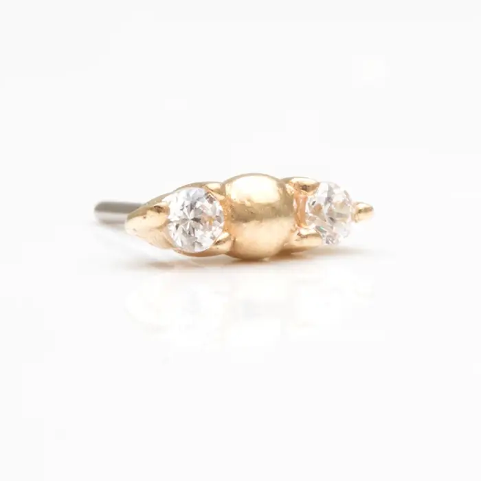 Miniaturbild: Buddha Jewelry Tragus Piercingschmuck aus Gold