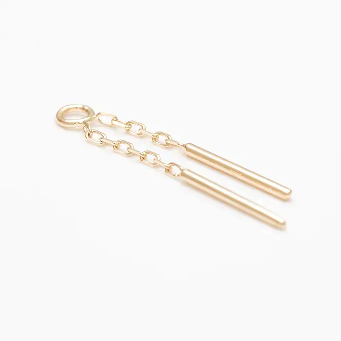 Thumbnail: Piercing Anhänger aus Gelbgold