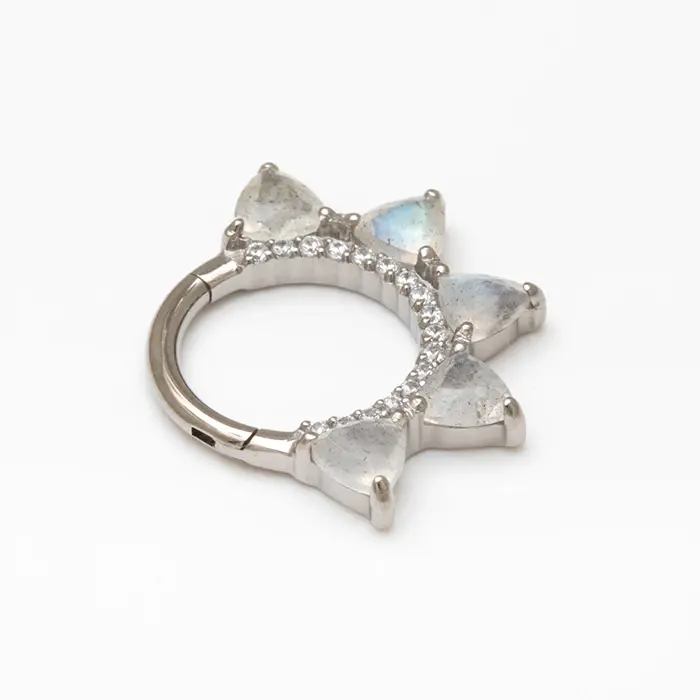 Thumbnail: Titan Ring für Daith Piercing von Tremun