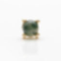 Moss Agate Prong von Goldy Luxe Piercing