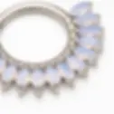 Daith Piercing Clicker von Tremun mit Opal