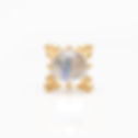 Anatometal Zia mit Moonstone