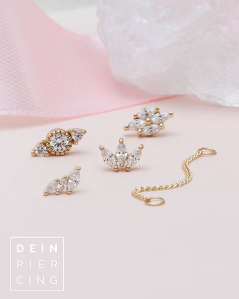 Gelbgold Piercingschmuck