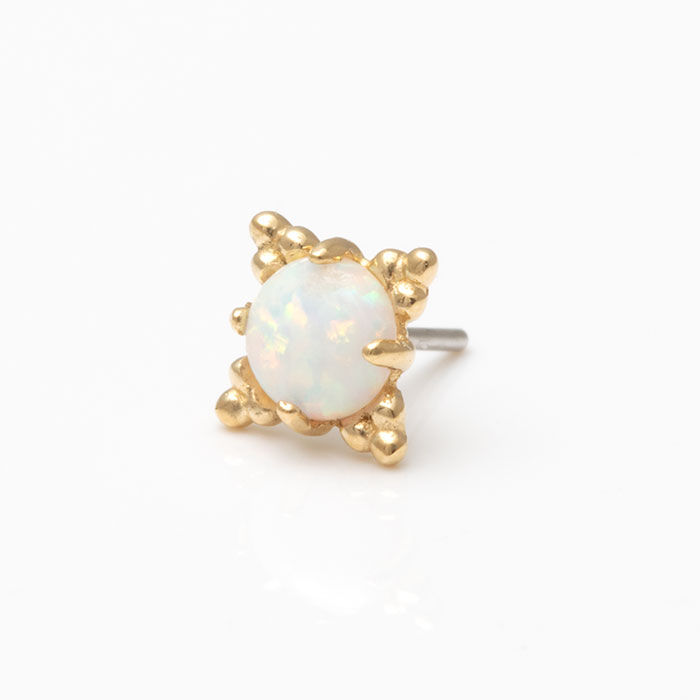 Thumbnail: Opal Piercing Schmuck von Anatometal