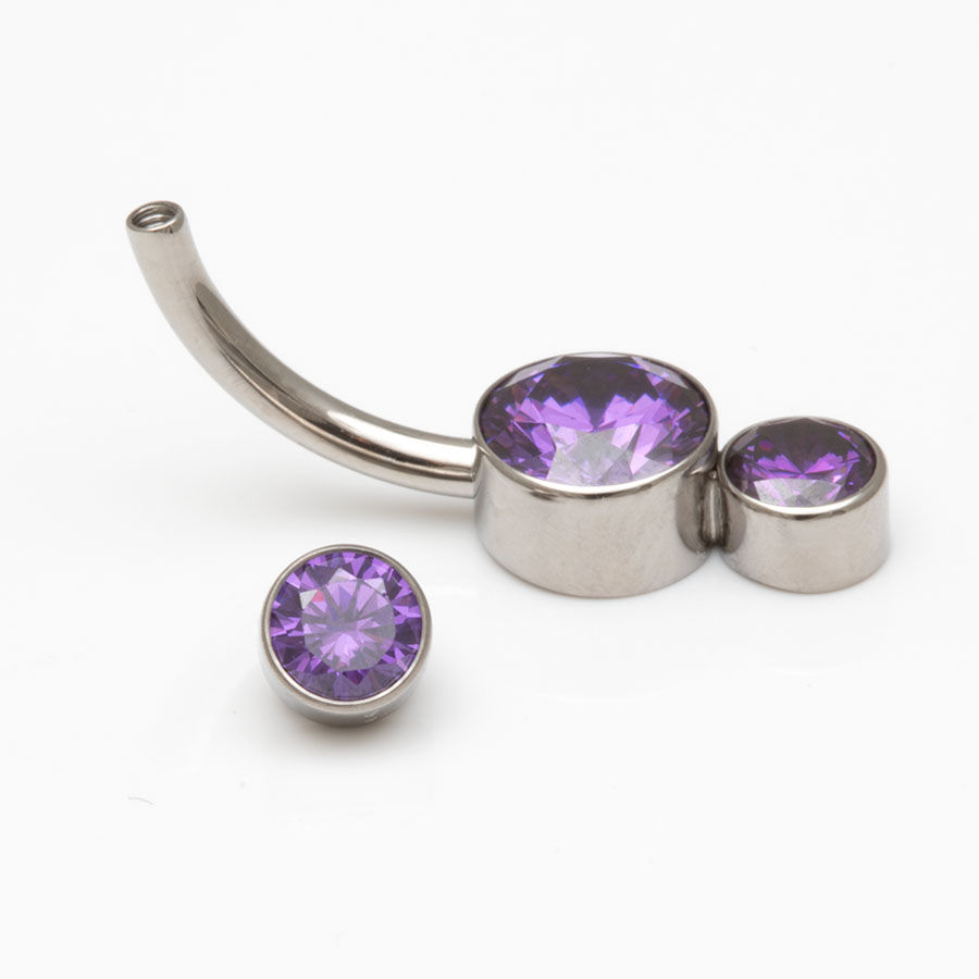 Thumbnail: Bauchnabelpiercing Swarovski
